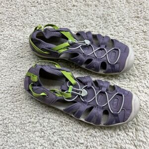 Keen Youth Size 6 Sandals Purple Green Hiking Shoes 1016694 Water Beach